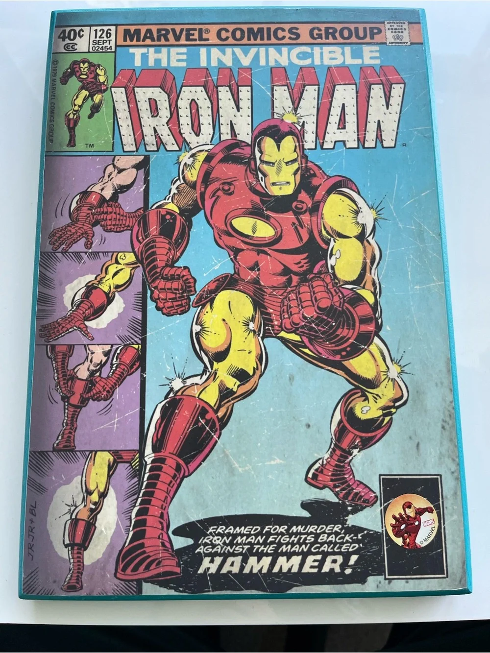 Marvel The hulk, iron man, Thor, spider man and captain America art panels